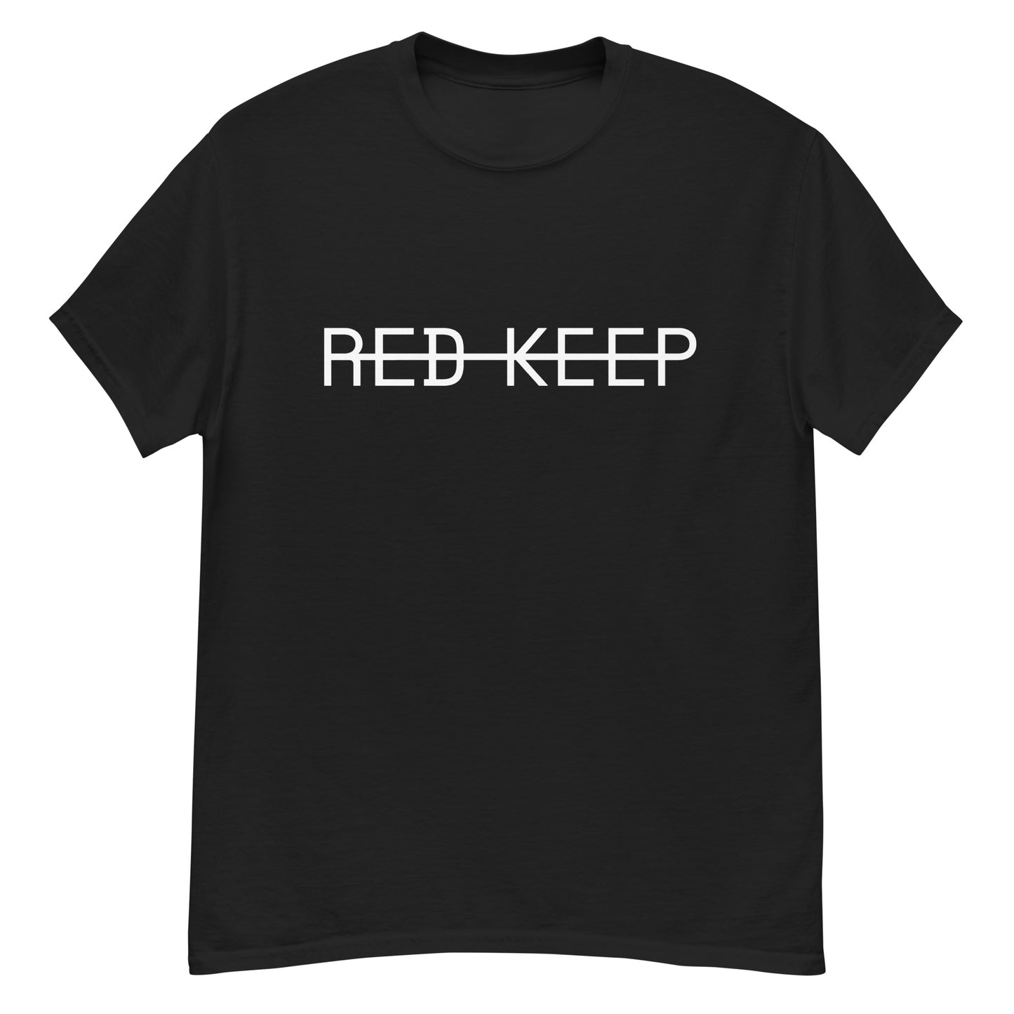 Red Keep front logo tee