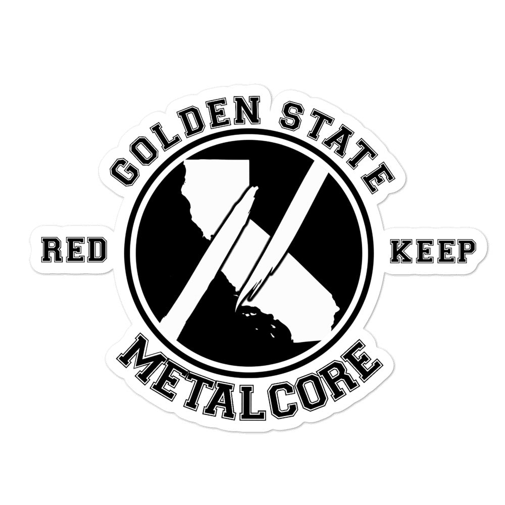 Golden State Metalcore Sticker