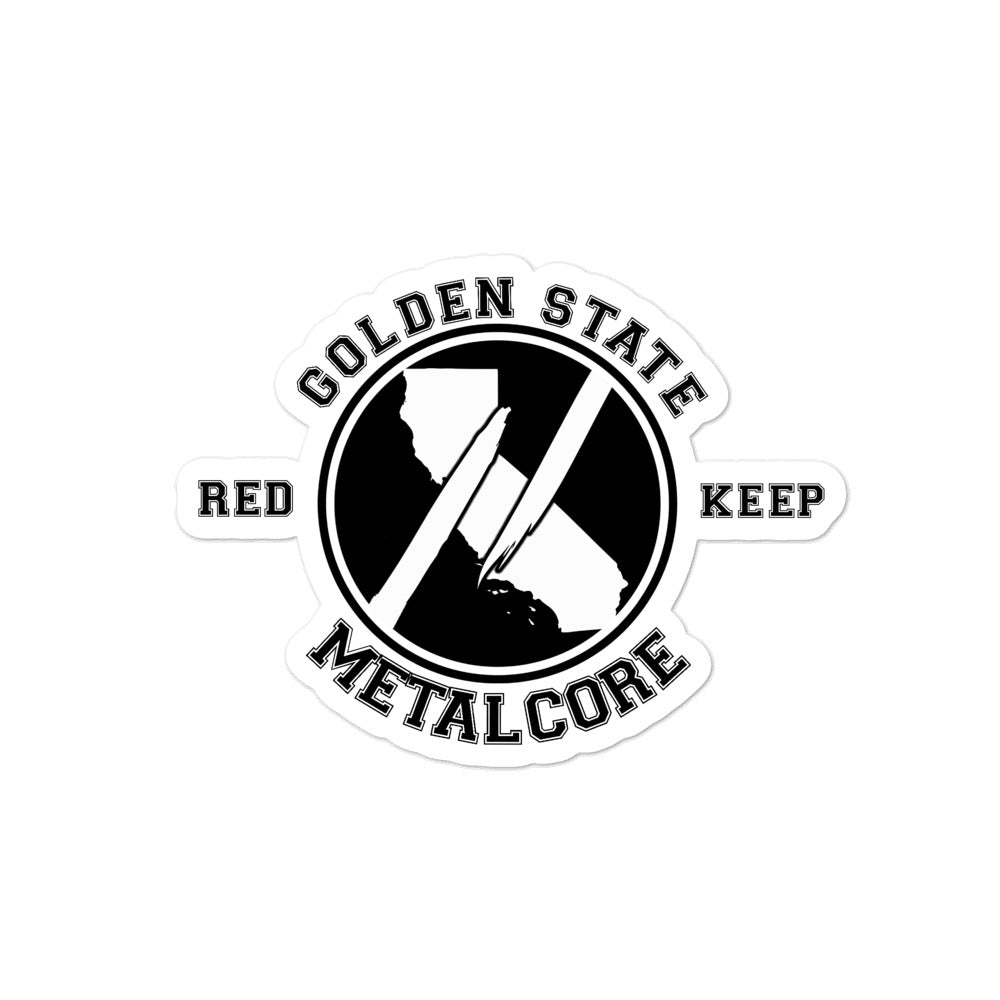 Golden State Metalcore Sticker